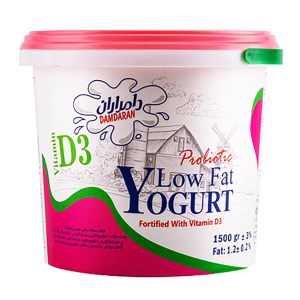 ماست کم چرب 1500گرمی ویتامینd3دامداران