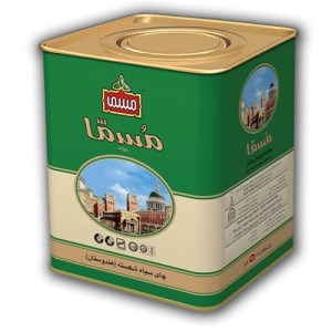 مسما چای کلکته قوطی فلزی سبز