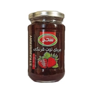 سحر مربا توت فرنگی شیشه 310گرم