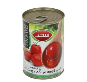 سحر کنسرو گوجه پوست کنده قوطی 400گرم