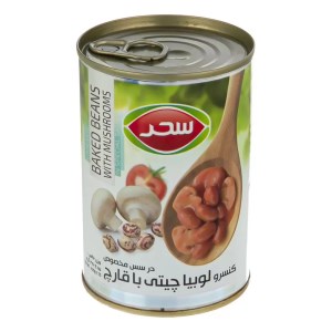 سحر کنسرو لوبیا چیتی با قارج 420 گرم