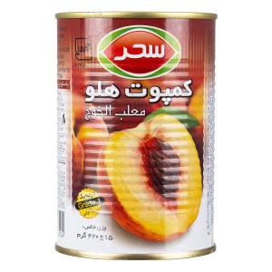 سحر کمپوت هلو قوطی 420گرم