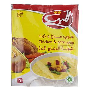 الیت سوپ مرغ و ذرت