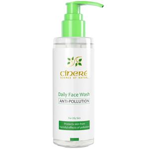 ژل ششتشوی صورت سینره مرطوب کننده و ضدآلودگی هوا مخصوص پوست های چرب