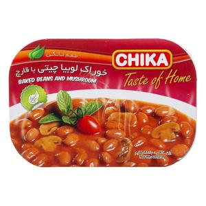 چیکا خوراک لوبیا باقارچ 285گرم
