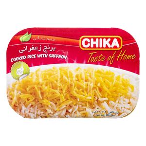 چیکا برنج زعفرانی 300گرمی