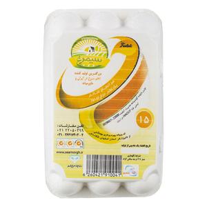 سیمرغ تخم مرغ 15عددی بسته ای