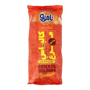 نامی نو ساندویچ باگت کالباس مرغ و قارچ