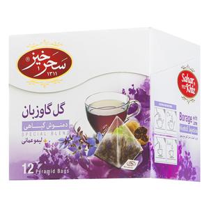 سحرخیز دمنوش گل گاو زبان 12عددی