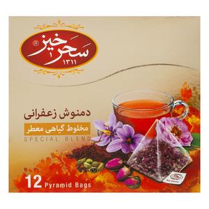 سحرخیز دمنوش زعفرانی 12عددی