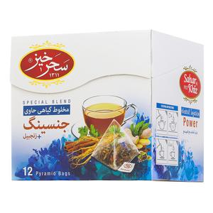 سحرخیز دمنوش جنسینگ 12عددی