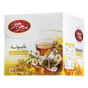 سحرخیز دمنوش گیاهی بابونه 12 عددی