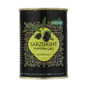 سبز دشت کنسرو زیتون سیاه 400گرم
