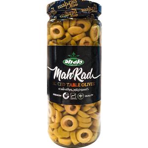 مهراد زیتون سبز اسلایس 500 گرم