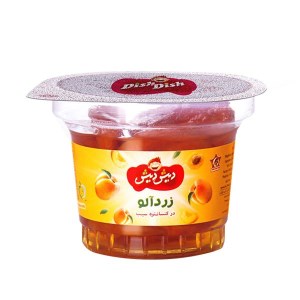 دیش دیش زردآلو لیوانی 80گرم