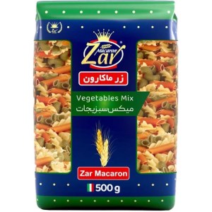 زر ماکارون ماکارونی فرمی مخلوط سبزیجات 500 گرم