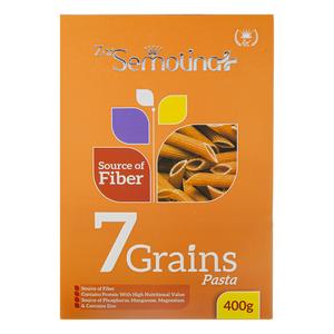 زر ماکارون سمولینا پاستا پنه هفت غله 400گرم