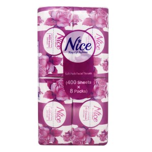 نایس دستمال کاغذی 400برگ بسته 8عددی