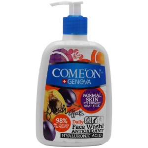 کامان ژل شستشوی صورت مخصوص پوست نرمال پمپی