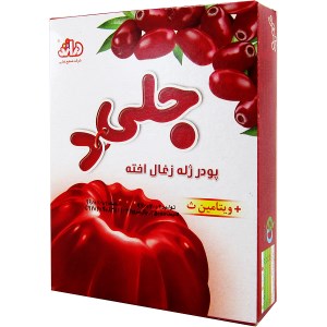 دراژه پودر ژله زغال اخته 100گرمی