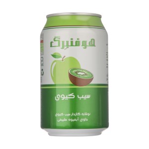هوفنبرگ آبمیوه گازدار قوطی سیب کیوی 330میل