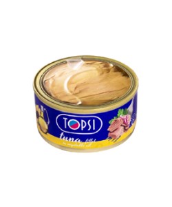 تن ماهی درب شفاف 180گ تاپسی