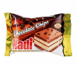 نادی کیک لایه ای چیپسی شکلاتی