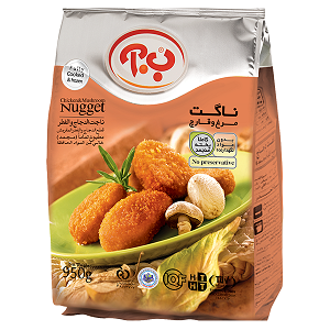 ب.آ ناگت مرغ و قارچ 450گرم
