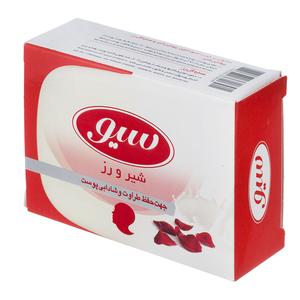 سیو صابون شیر و رز 125گرمی