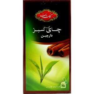 گلستان تی بگ سبزودارچین25 عددی