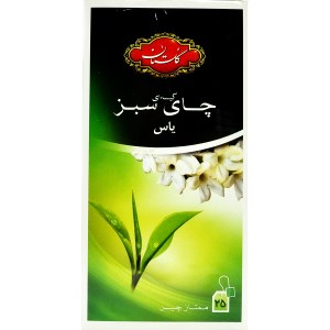 گلستان چای تی بگ سبزو یاس 25 عددی