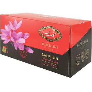 گلستان چای سیاه زعفرانی 25عددی