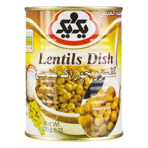 یک و یک کنسرو عدسی 410گرم