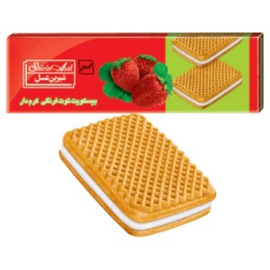 شیرین عسل بیسکویت کرمدار توت فرنگی