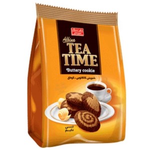 شیرین عسل بیسکویت کاکائویی کره ای تی تایم 200گرم