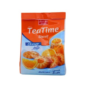 شیرین عسل بیسکویت با مغزی پرتقال تی تایم 200گرم