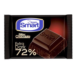 شیرین عسل شکلات بیتر 72 درصد دریم اسمارت