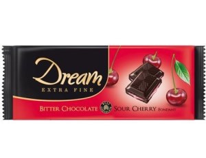 شیرین عسل شکلات بیتر با مغزی فوندانت آلبالویی دریم