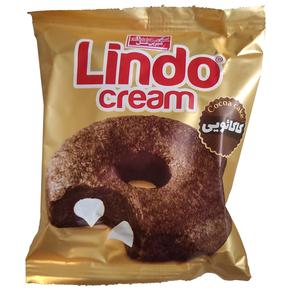 شیرین عسل لیندو کیک کاکائویی با کرم سفید شیری