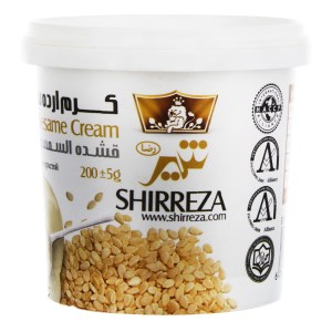 شیر رضا کرم ارده 200 گرمی ساده