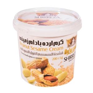 شیر رضا کرم ارده بادام زمینی 200 گرمی