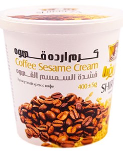 شیر رضا کرم ارده قهوه 400گرم