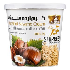 شیر رضا کرم ارده فندق 400گرم