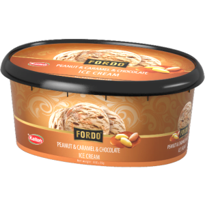 کاله فوردو بستنی کارامل و بادام زمینی 1لیتری