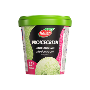 کاله بستنی لیوانی پروتئینه لیمو چیز کیک