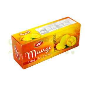 بستنی پاکتی یک لیتری انبه