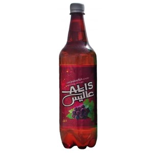 عالیس آبمیوه گازدار انگور 1لیتری