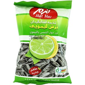 مزمز تخمه آفتابگردان پوستدار بزرگ لیمویی