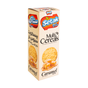 ستاک بیسکویت چندغله کاراملی 300گرم