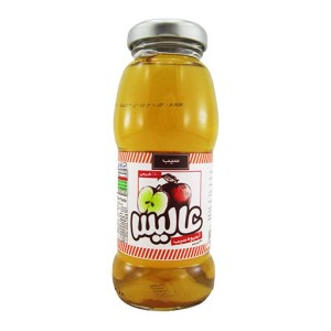 عالیس آبمیوه سیب شیشه 200 سی سی